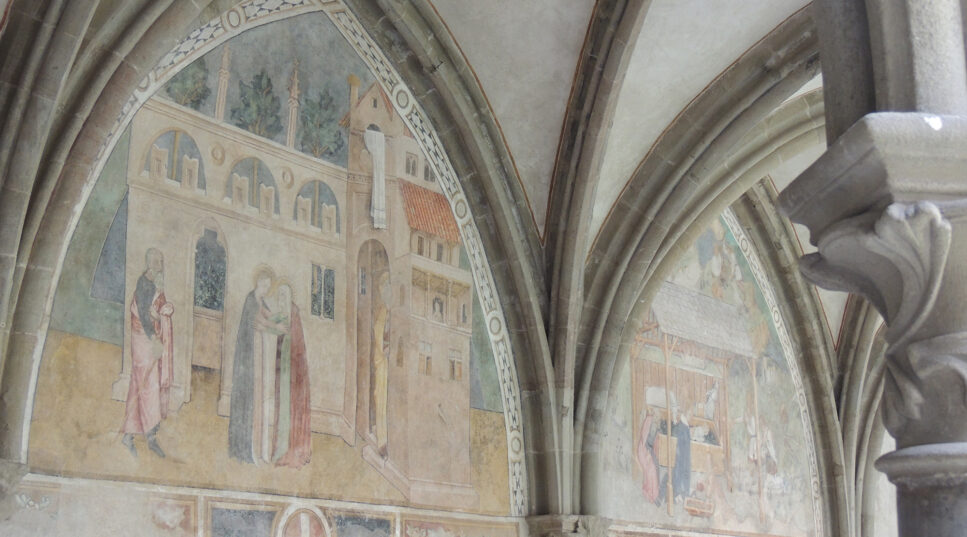 Abbaye Abondance Les peintures murales du cloître